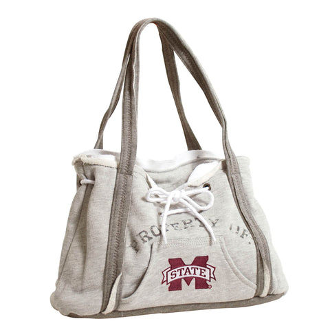 Mississippi State Bulldogs Hoodie Purse - Grey