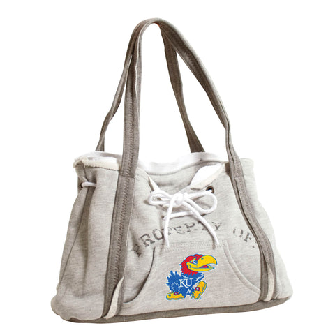 Kansas Jayhawks Hoodie Purse - Grey