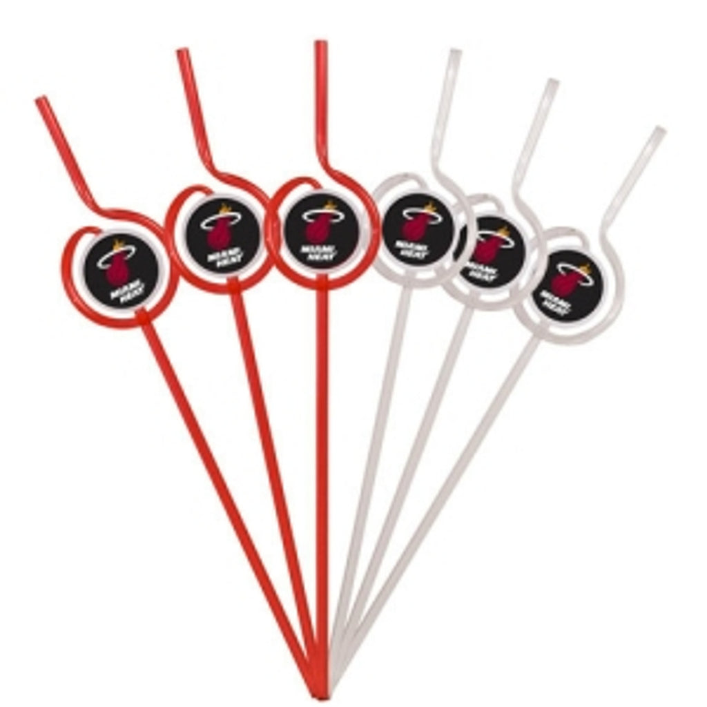 Miami Heat Team Sipper Straws CO