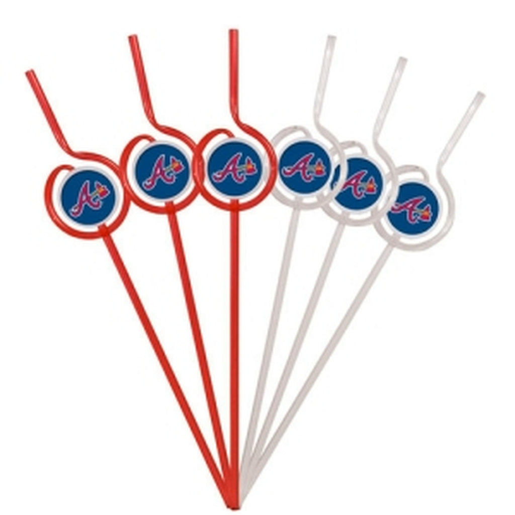 Atlanta Braves Team Sipper Straws 