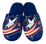 Columbus Blue Jackets Slipper Men Big Logo 1 Pair