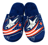 Columbus Blue Jackets Slipper Men Big Logo 1 Pair