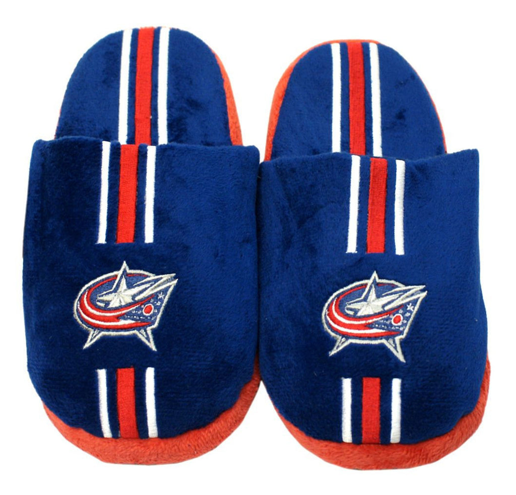 Columbus Blue Jackets Slipper Youth 8 16 Size 7 8 Stripe (1 Pair) XL