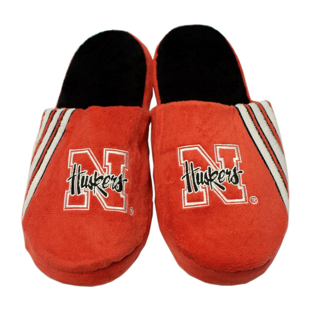 Nebraska Cornhuskers Slipper Big Logo Stripe (1 Pair) XL