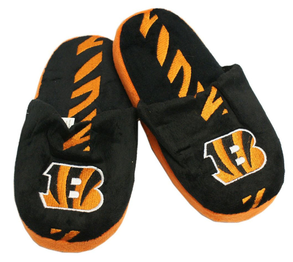 Cincinnati Bengals Slipper Youth 8 16 Size 7 8 Stripe (1 Pair) XL