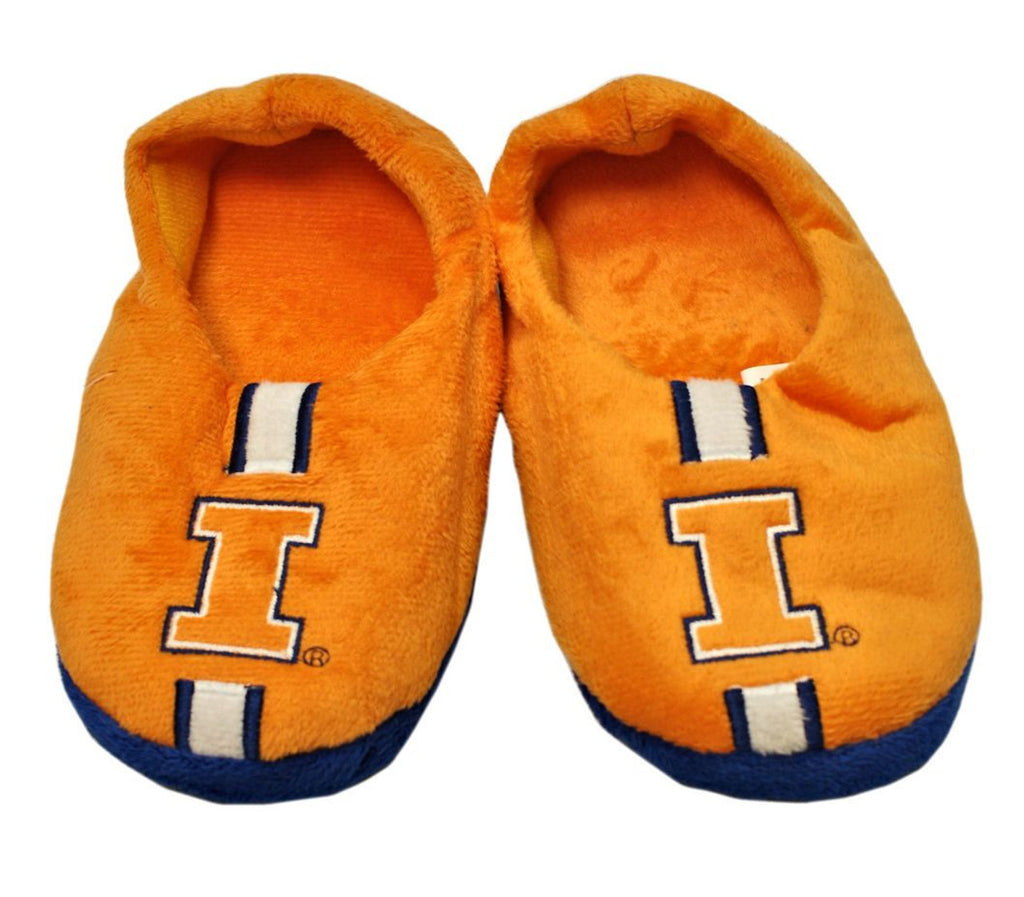 Illinois Fighting Illini Slipper Youth 4 7 Size 13 1 Stripe (1 Pair) XL