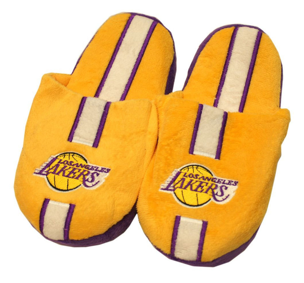 Los Angeles Lakers Slipper Youth 8 16 Size 7 8 Stripe (1 Pair) XL