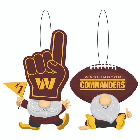 Washington Huskies Commanders Ornament Gnome Fan 2 Pack