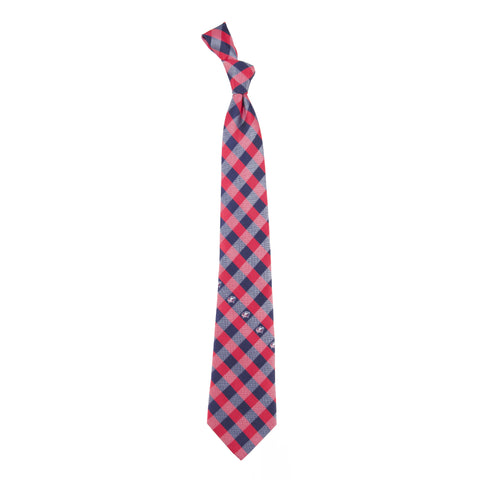  Columbus Blue Jackets Check Style Neck Tie