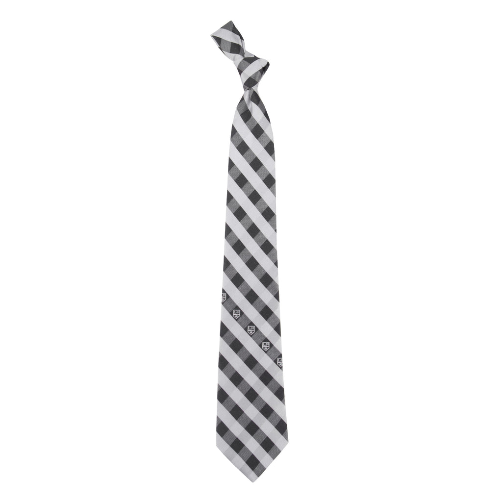  Los Angeles Kings Check Style Neck Tie