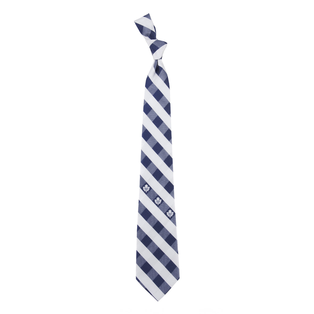  Toronto Maple Leafs Check Style Neck Tie