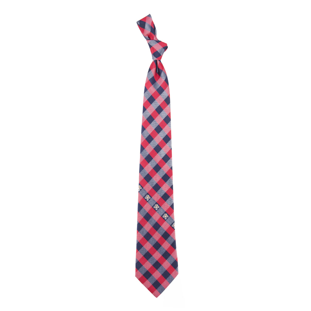  Florida Panthers Check Style Neck Tie