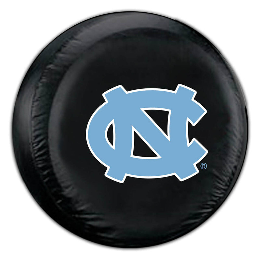 North Carolina Tar Heels Tire Cover Large Size Black 