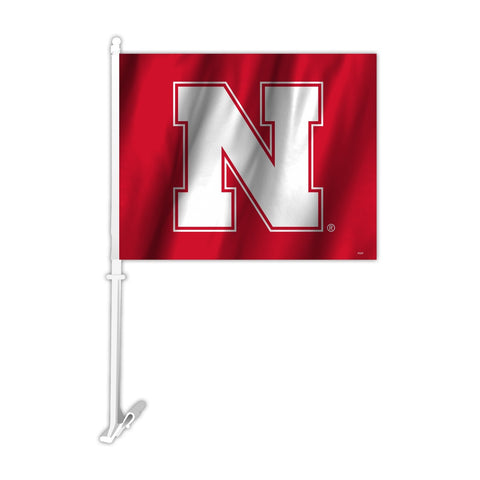 Nebraska Cornhuskers Car Flag N Logo Special Order