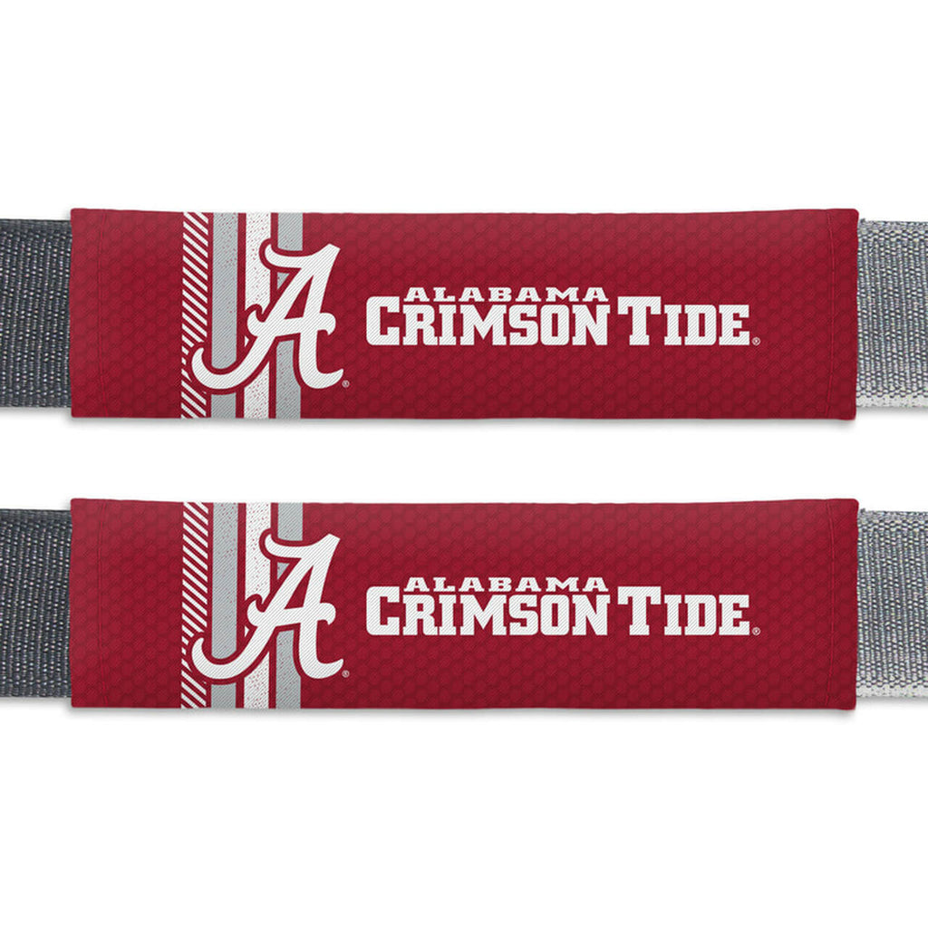 Alabama Crimson Tide Seat Belt Pads Rally Design 