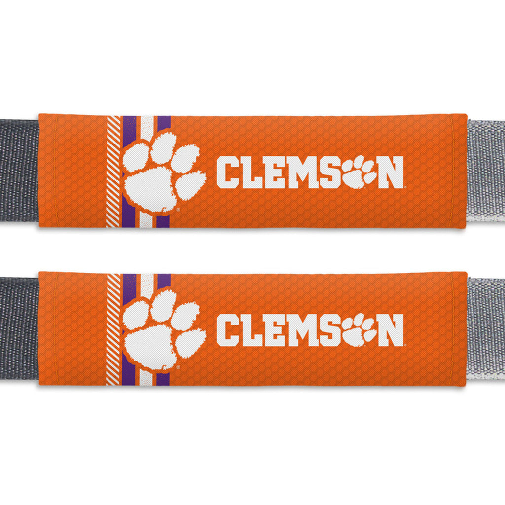 Clemson Tigers Seat Belt Pads Rally Design CO