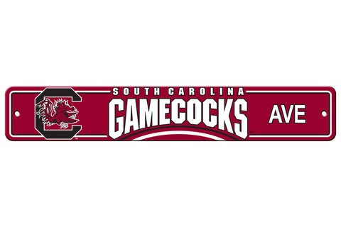 South Carolina Gamecocks Sign 4x24 Plastic Street Style 