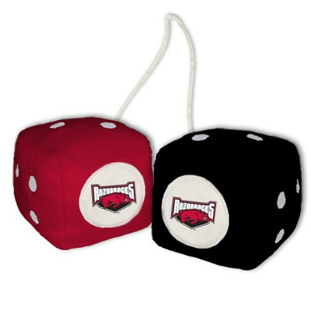 Arkansas Razorbacks Fuzzy Dice 