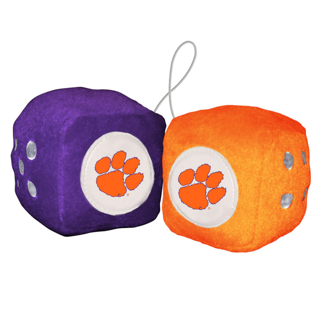 Clemson Tigers Fuzzy Dice CO