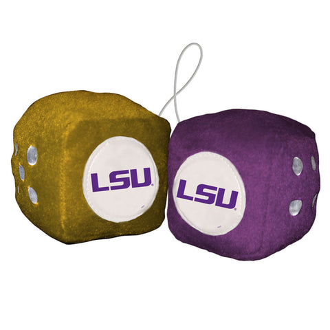 LSU Tigers Fuzzy Dice CO