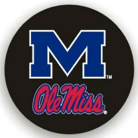 Ole Miss Rebels Tire Cover Standard Size Black 