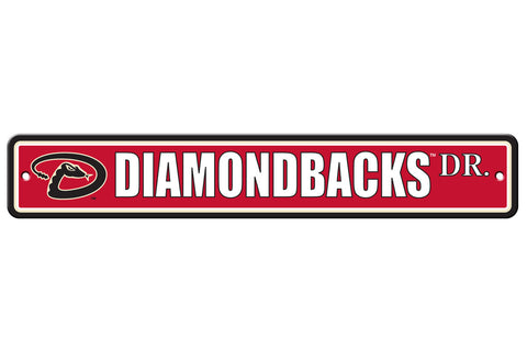 Arizona Diamondbacks Sign 4x24 Plastic Street Style 