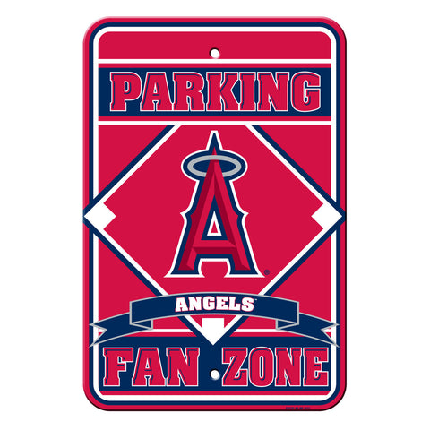 Los Angeles Angels Sign 12x18 Plastic Fan Zone Parking Style 