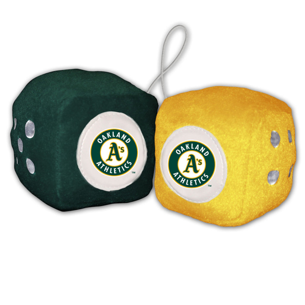 Oakland Athletics Fuzzy Dice CO