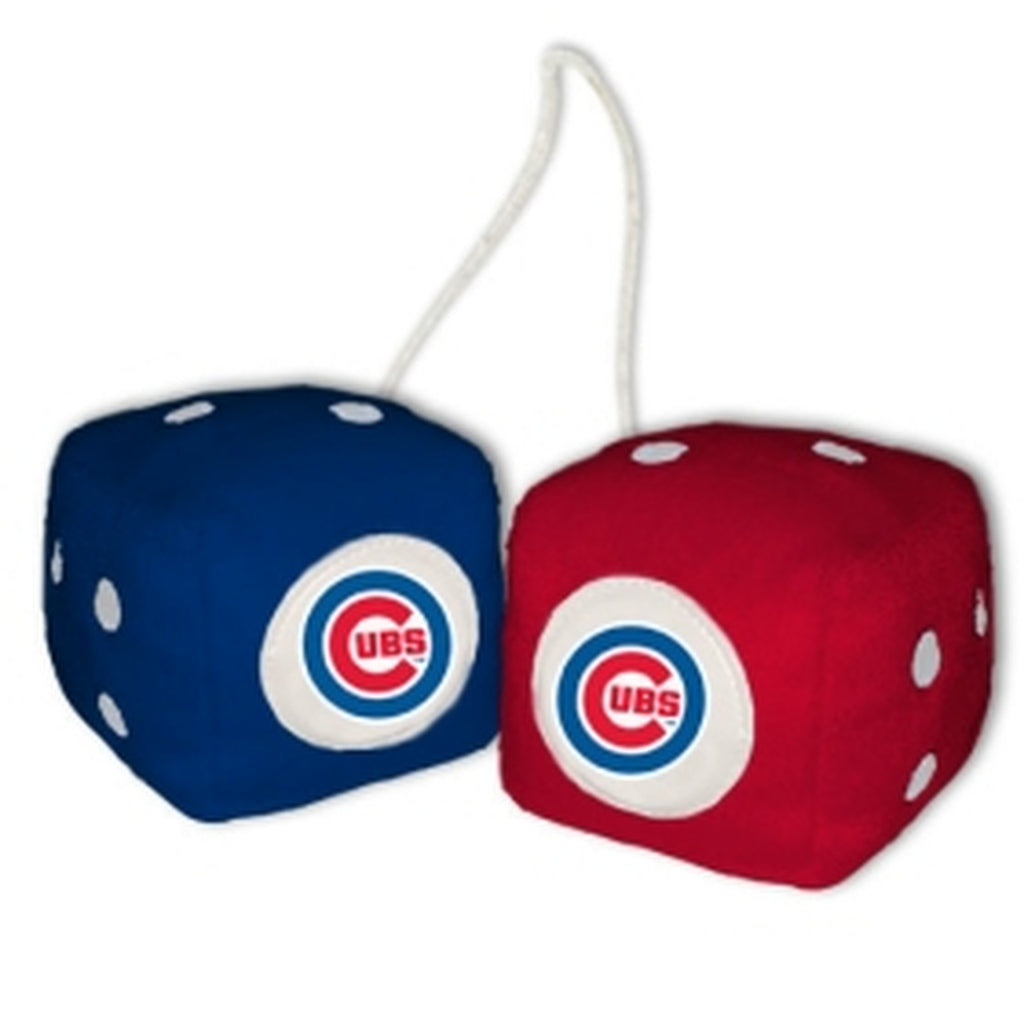 Chicago Cubs Fuzzy Dice 