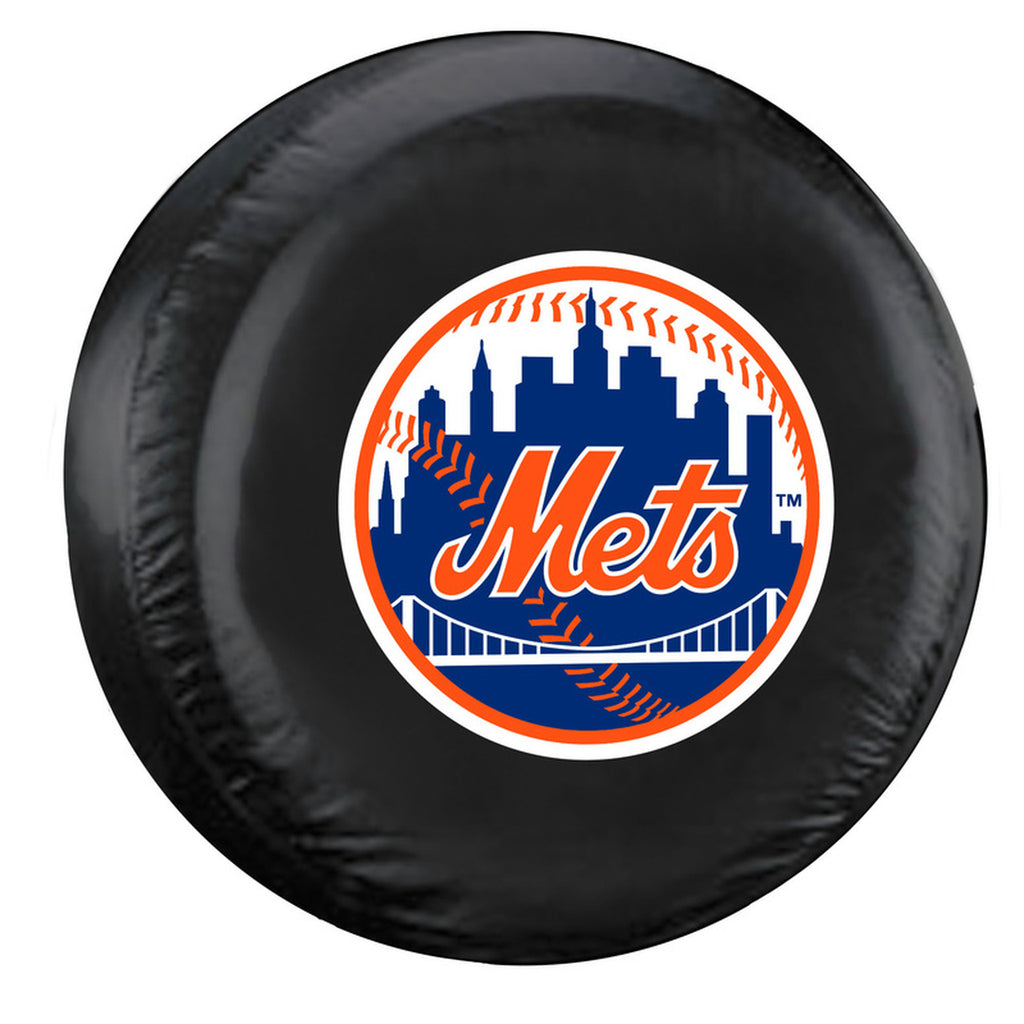 New York Mets Tire Cover Large Size Black 