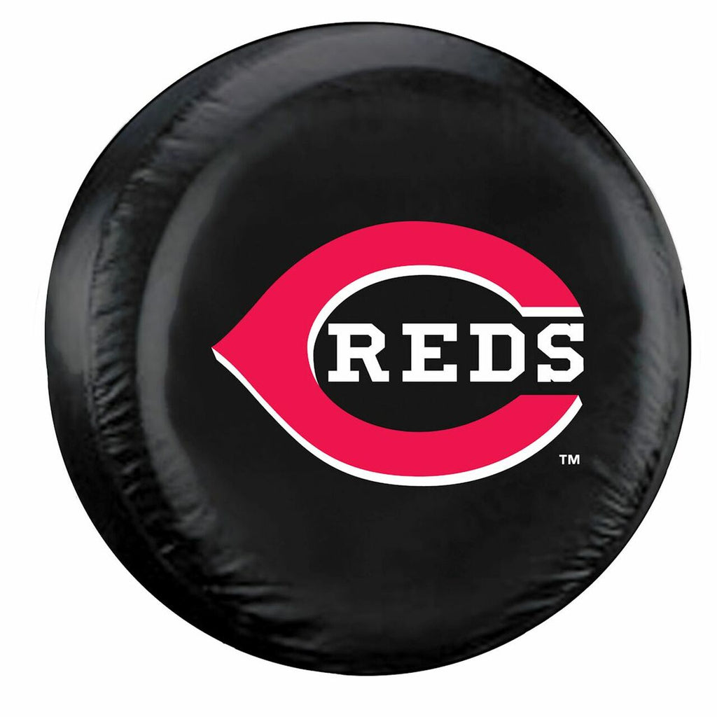 Cincinnati Reds Tire Cover Standard Size Black 