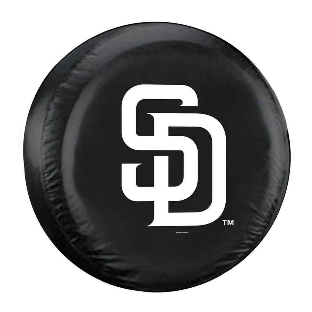 San Diego Padres Tire Cover Standard Size Black 