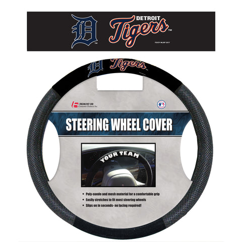 Detroit Tigers Steering Wheel Cover Mesh Style CO