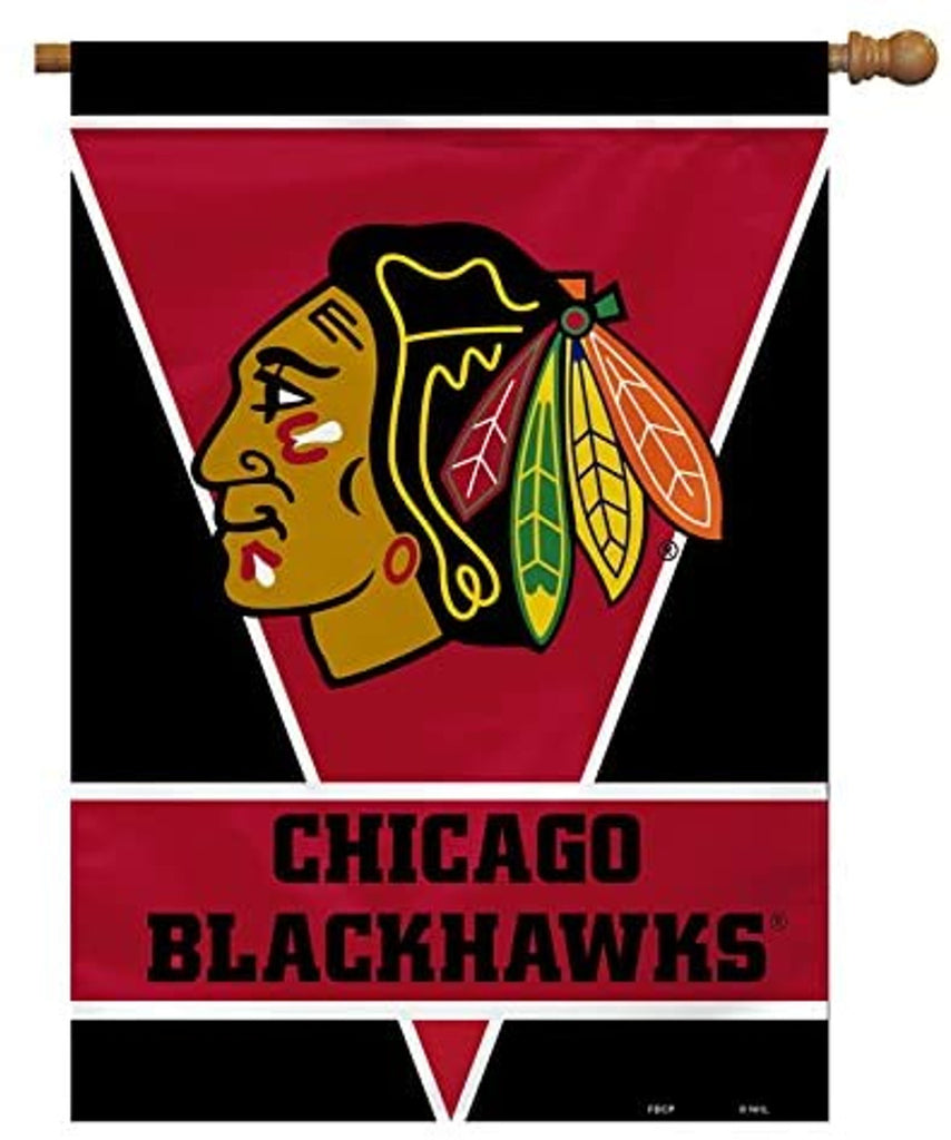 Chicago Blackhawks Flag 28x40 House 1 Sided CO