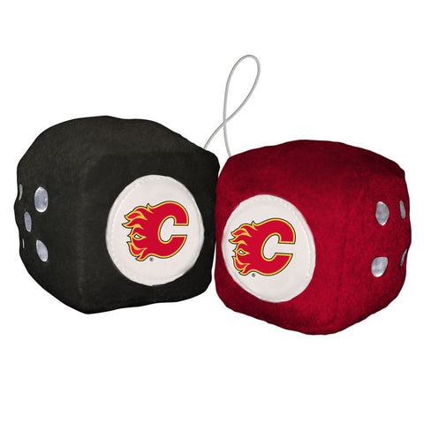Calgary Flames Fuzzy Dice 