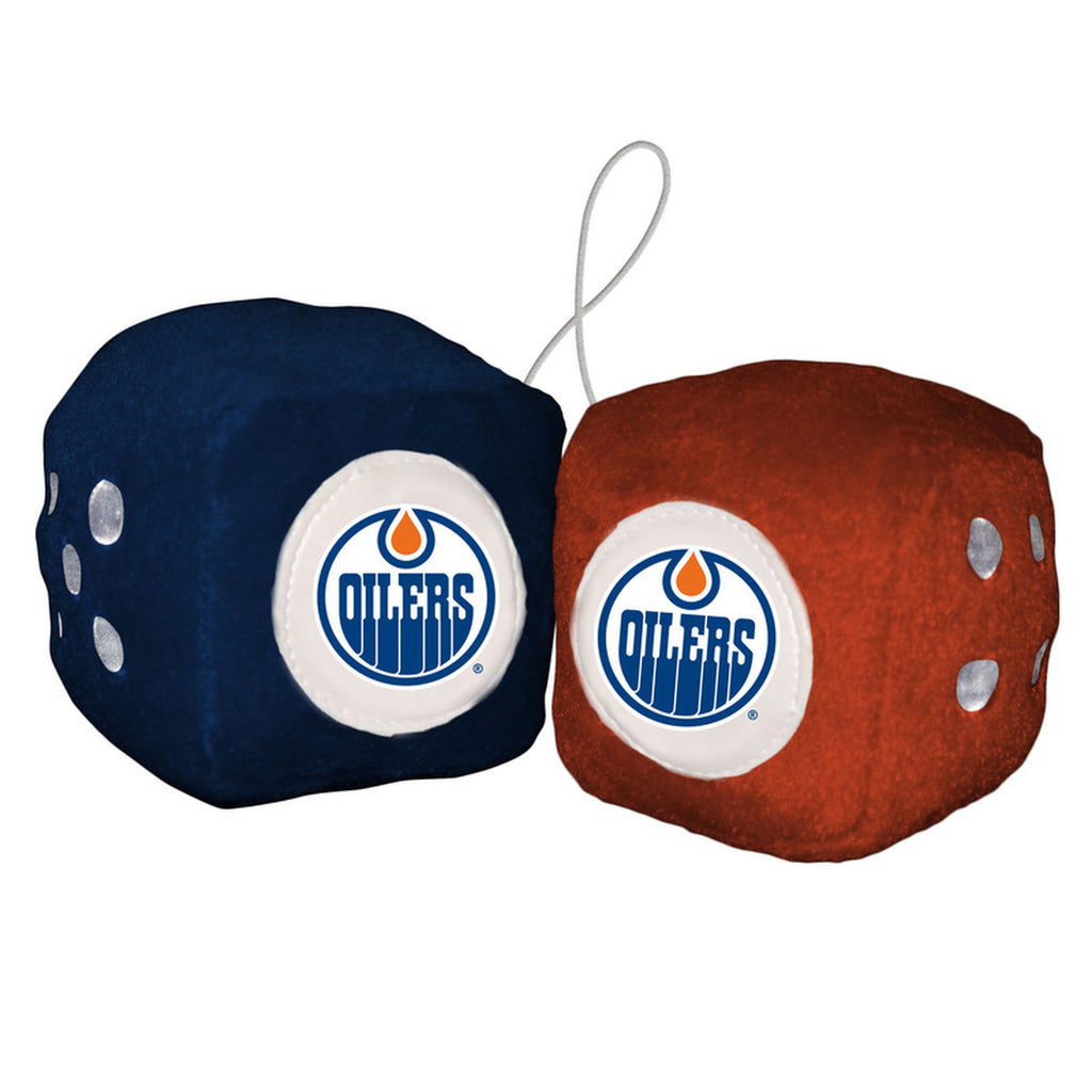 Edmonton Oilers Fuzzy Dice 