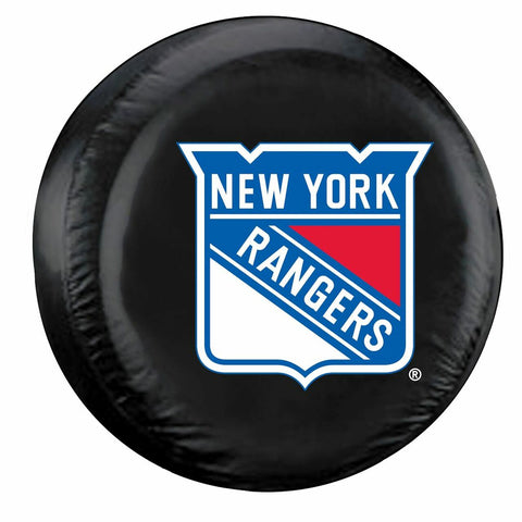 New York Rangers Tire Cover Standard Size Black 