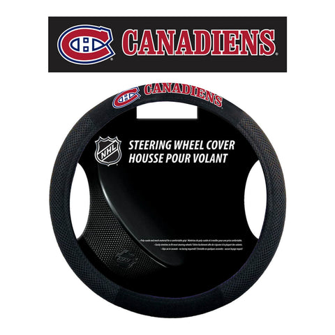 Montreal Canadiens Steering Wheel Cover Mesh Style 