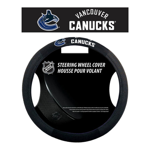 Vancouver Canucks Steering Wheel Cover Mesh Style 