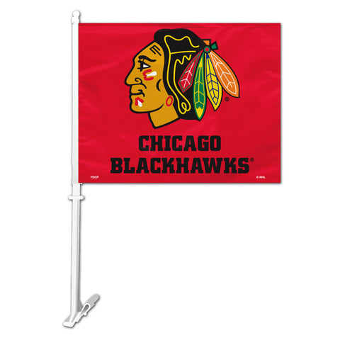 Chicago Blackhawks Car Flag Special Order