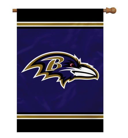 Baltimore Ravens Flag 28x40 House 1 Sided CO