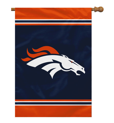 Denver Broncos Flag 28x40 House 1 Sided CO