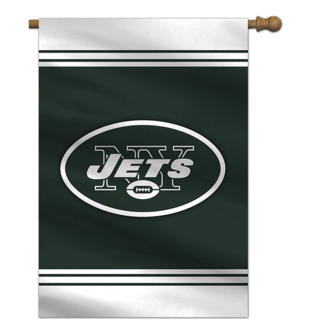 New York Jets Flag 28x40 House 1 Sided CO