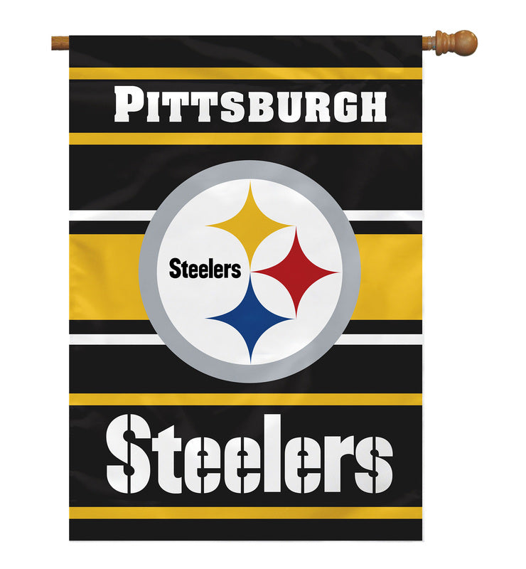 Pittsburgh Steelers Banner 28x40 House Flag Style 2 Sided Special Order 