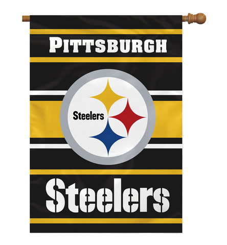 Pittsburgh Steelers Banner 28x40 House Flag Style 2 Sided Special Order 