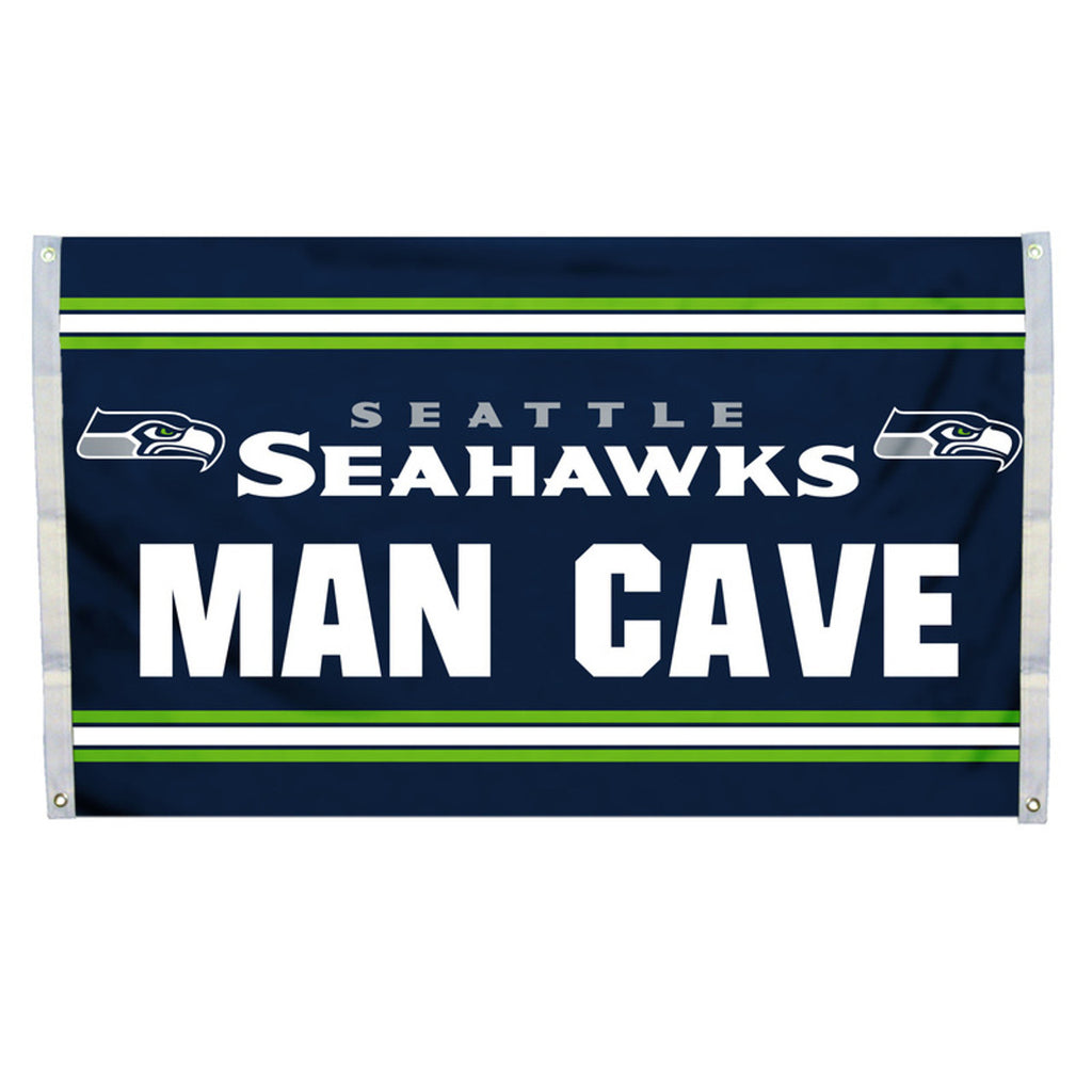 Seattle Seahawks Flag 3x5 Man Cave Special Order