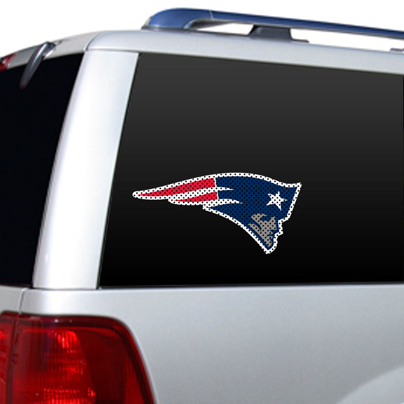 New England Patriots Large Die Cut Window Film 