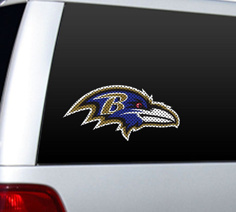 Baltimore Ravens Window Film 12 Inch Die Cut CO