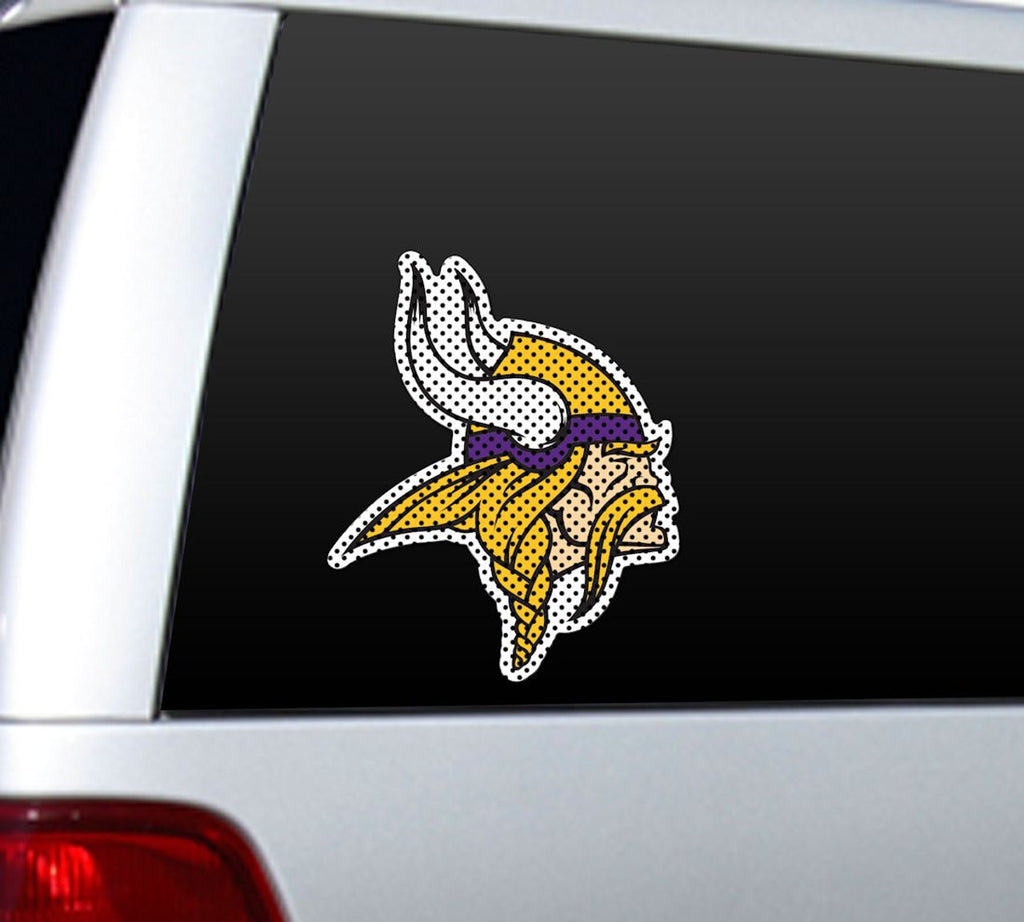 Minnesota Vikings Window Film 12 Inch Die Cut CO