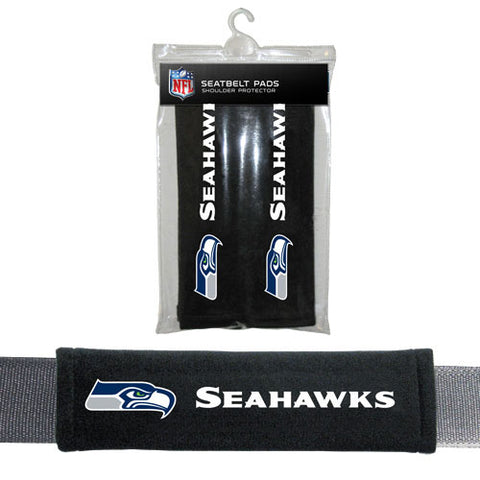 Seattle Seahawks Seat Belt Pads Velour 